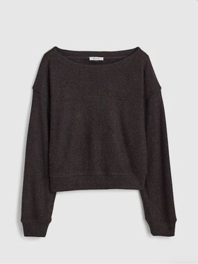 Madewell Boatneck Drop-Shoulder Top Size XXS